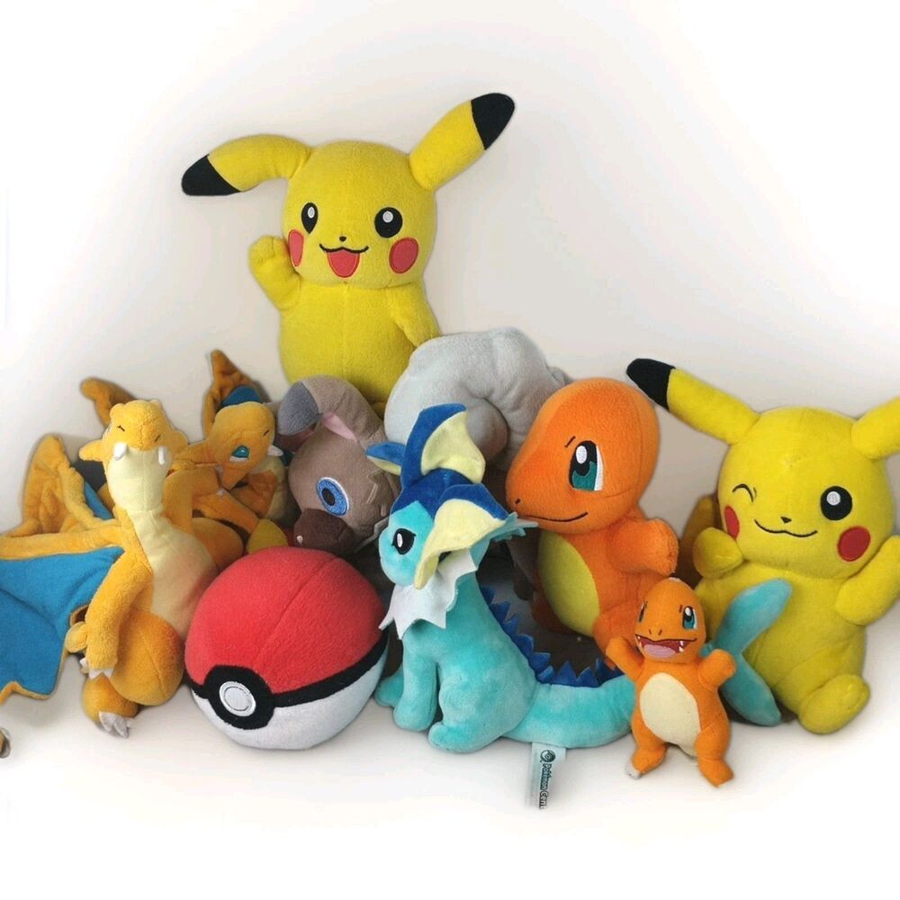 Pokemon‎ Lot of 9 Plush 2014 To 2017